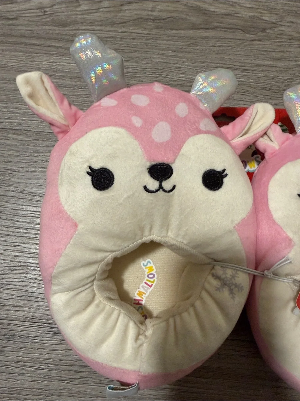 Squishmallows Girls Slippers Size 2/3 NEW WITH TAGS